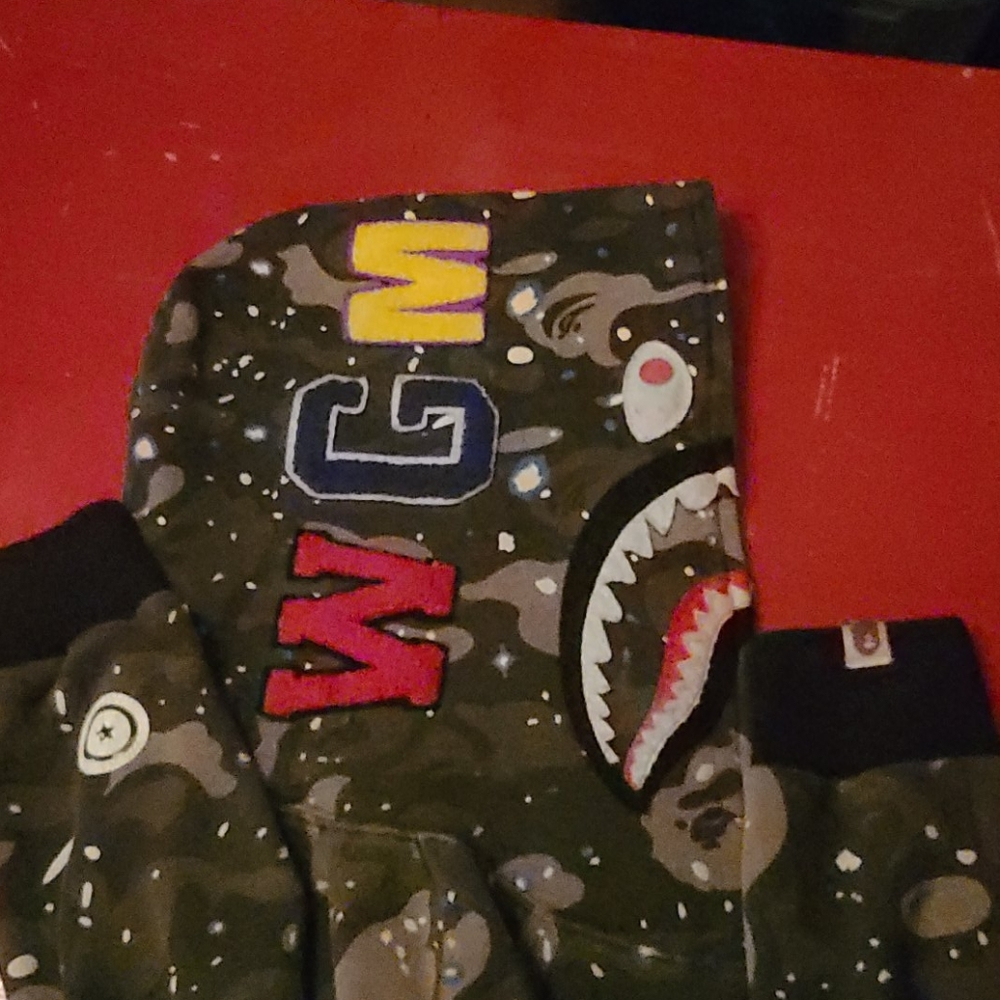Galaxy Bape hoodie